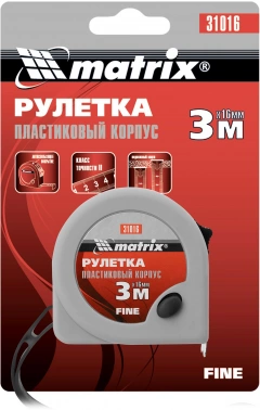 Рулетка строительная Matrix Fine