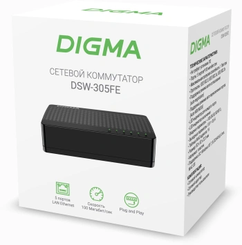 Коммутатор Digma  DSW-305FE
