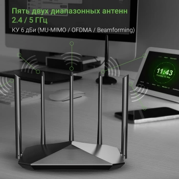 Роутер беспроводной Digma DWR-AX1501