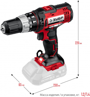 Дрель-шуруповерт Зубр ДШУ-185