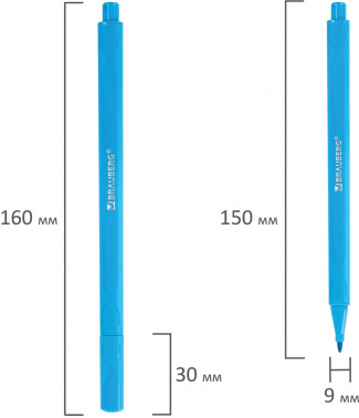 Фломастеры для бумаги Brauberg  152194