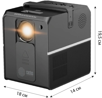 Проектор Cactus CS-PRC.04B.Full HD-A