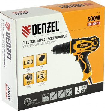 Дрель-шуруповерт Denzel ISD-300-13