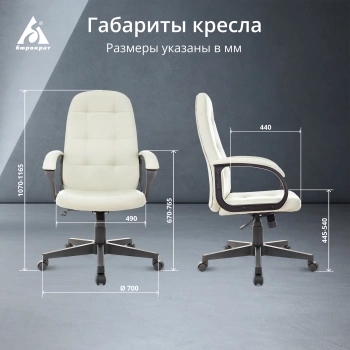 Кресло руководителя Бюрократ  CH 002