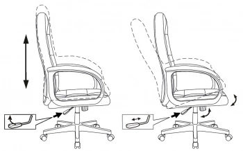 Кресло руководителя Бюрократ  CH 002