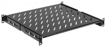 Полка стационарная ITK FS05-400PI-R 1U нагр.:100кг. 19