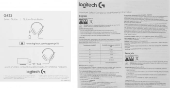 Наушники с микрофоном Logitech G432