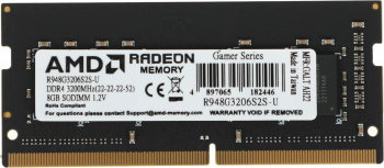 Память DDR4 8Gb 3200MHz AMD  R948G3206S2S-U