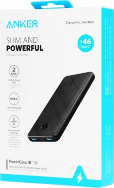 Мобильный аккумулятор Anker  PCore III 10k