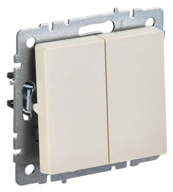 Выключатель IEK Brite  ВС10-2-0-БрКр
