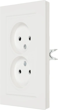 Розетка силов. IEK Brite  РС12-2-БрБ