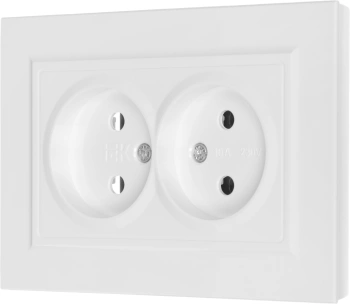 Розетка силов. IEK Brite  РС12-2-БрБ