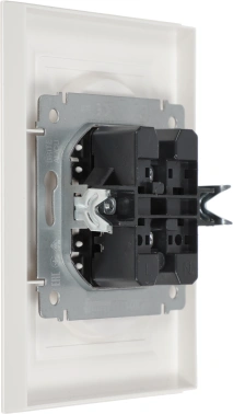 Розетка силов. IEK Brite  РС12-2-БрБ