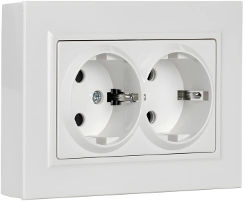 Розетка силов. IEK Brite  РСш12-3-БрБ