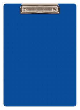 Папка-планшет Бюрократ -PD6004/BLUE A4 пластик 1.2мм синий