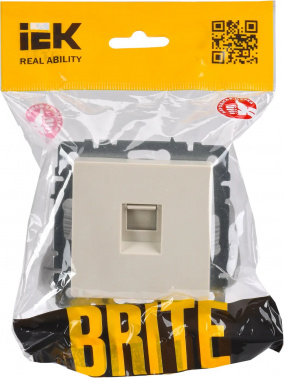 Розетка комп. IEK Brite  РК10-БрКр