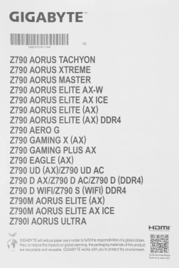 Материнская плата Gigabyte Z790 AORUS ELITE AX