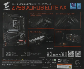 Материнская плата Gigabyte Z790 AORUS ELITE AX
