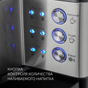 Кофеварка рожковая Polaris Adore Cappuccino PCM 1536E