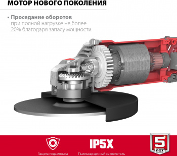 Углошлифовальная машина Зубр Мастер УШМ-180-2005 П