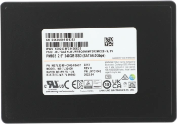 Накопитель SSD Samsung SATA-III 240GB MZ7L3240HCHQ-00A07