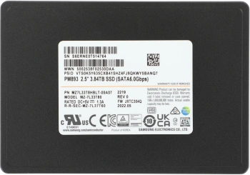 Накопитель SSD Samsung SATA-III 3.84TB MZ7L33T8HBLT-00A07