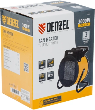 Тепловая пушка электрическая Denzel DHC 3-150