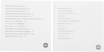 Гарнитура внутриканальные Xiaomi Redmi Buds 4 Pro M2132E1