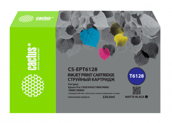 Картридж струйный Cactus CS-EPT6128