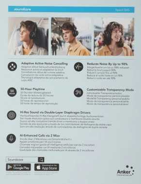 Гарнитура накладные Anker Soundcore Space Q45