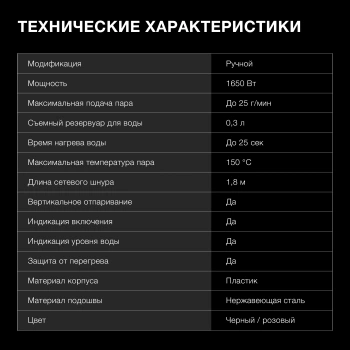 Отпариватель ручной Hyundai H-HS02127