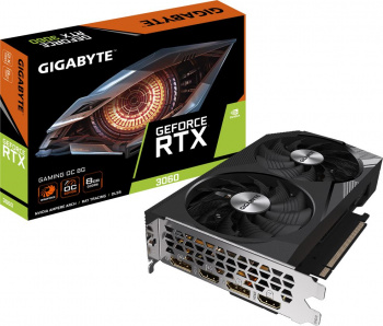 Видеокарта Gigabyte PCI-E 4.0  GV-N3060GAMING OC-8GD
