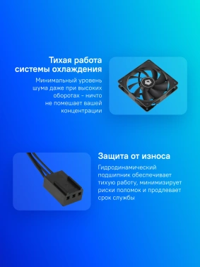 Вентилятор для корпуса ID-Cooling  FL-12025K