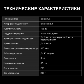 Гарнитура накладные Hyundai H-HP103