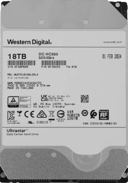 Жесткий диск WD SATA-III 18TB 0F38459  WUH721818ALE6L4