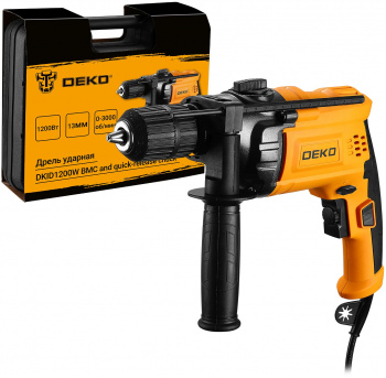 Дрель ударная Deko DKID1200W