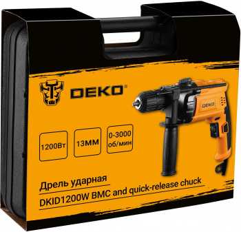Дрель ударная Deko DKID1200W