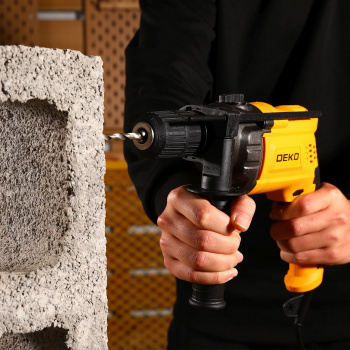 Дрель ударная Deko DKID1200W