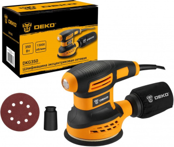 Эксцентриковая шлифмашина Deko  DKG350