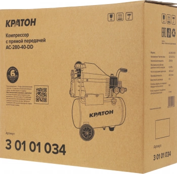 Компрессор поршневой Кратон AC-280-40-DD