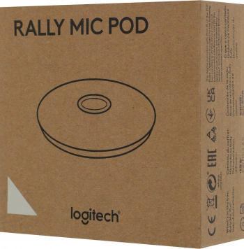 Микрофон проводной Logitech Rally Mic Pod