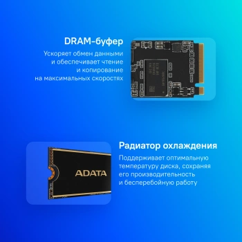 Накопитель SSD A-Data PCIe 4.0 x4 1TB ALEG-960-1TCS
