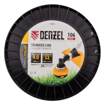 Леска для садовых триммеров Denzel 96826