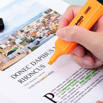 Текстовыделитель Deli  EU366-OR