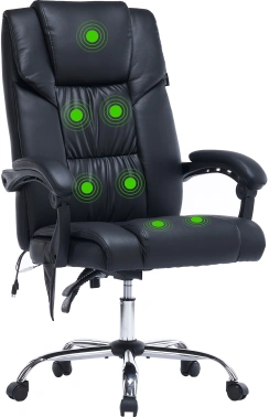 Кресло Cactus  CS-CHR-OC02M-BK с вибромассажем