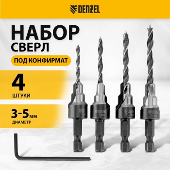 Набор сверл Denzel 704240