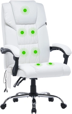 Кресло Cactus  с вибромассажем CS-CHR-OC02M-WT