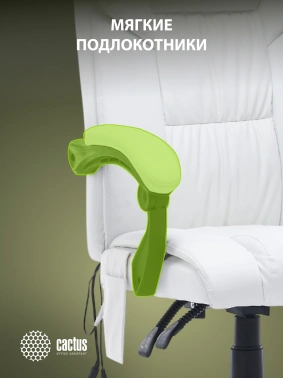 Кресло Cactus  с вибромассажем CS-CHR-OC02M-WT