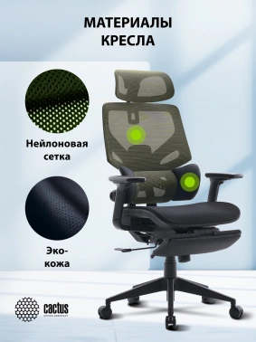 Кресло Cactus  CS-CHR-MC01-LGNBK