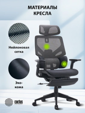 Кресло Cactus  CS-CHR-MC01-GYBK